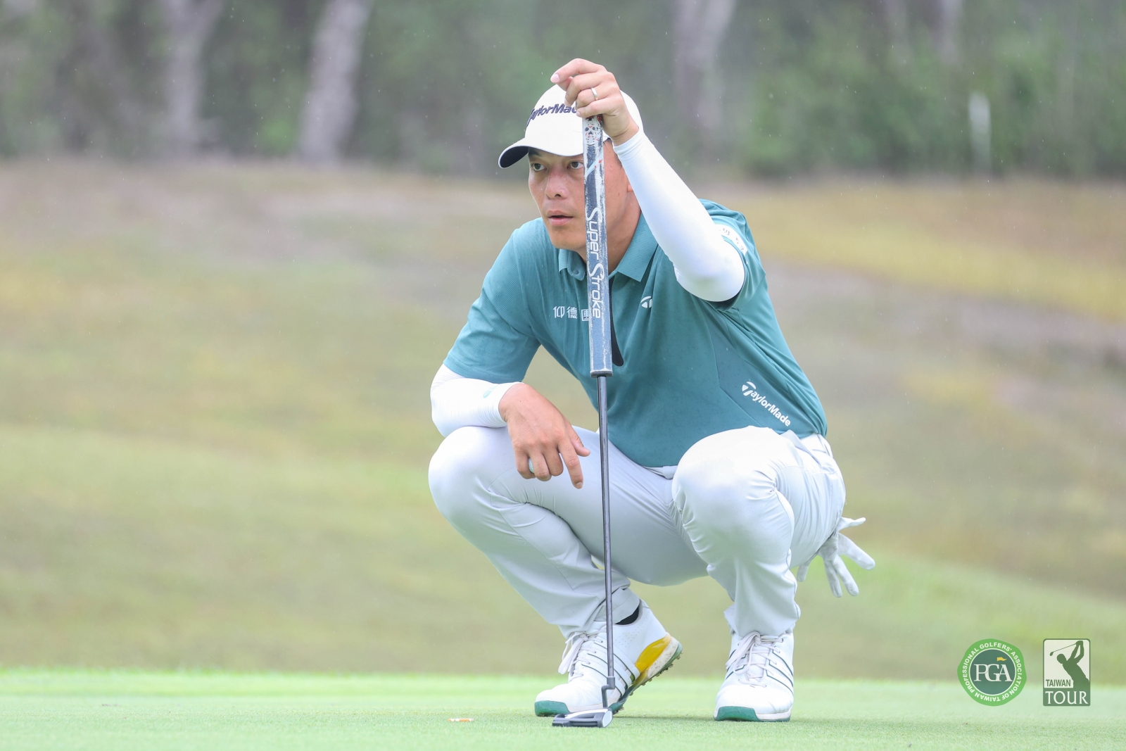 黃議增以三回合總桿208桿(-8)暫並列第二(TPGA_林聖凱攝)