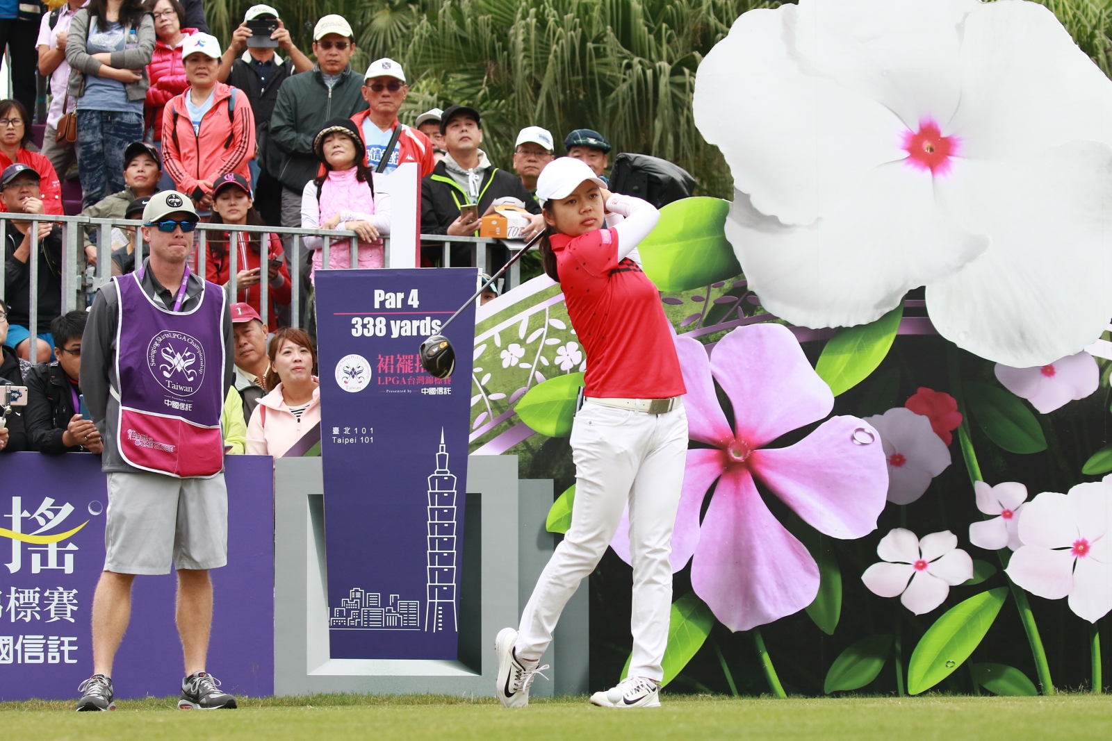 在裙擺搖搖LPGA台灣錦標賽獲得T10佳績的徐薇淩，在今年球季後半段表現精湛