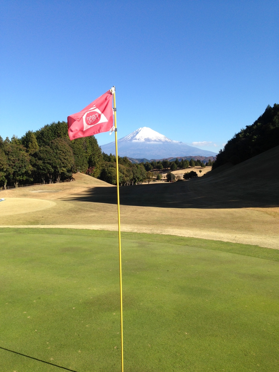 大富士高爾夫球場 ☆ 1954年開幕，1960年擴大為18洞。介於富士山與駿河灣之間，是靜岡縣內少數兼收山海之美的球場。從這裡到富士山頂的直線距離不到18公里，臨場感十足。而球場本身更是時下難得一見的老球場典範，砲台式、龜背式果嶺、盲眼洞 …… 不一而足，一面思考球道攻略，一面欣賞富士山，將令你大呼過癮，終生難忘。