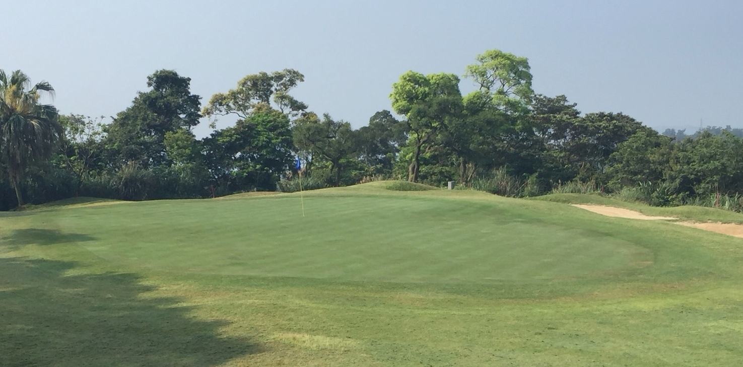 長安球場第12洞現況。(2018/4/3 實景拍攝)