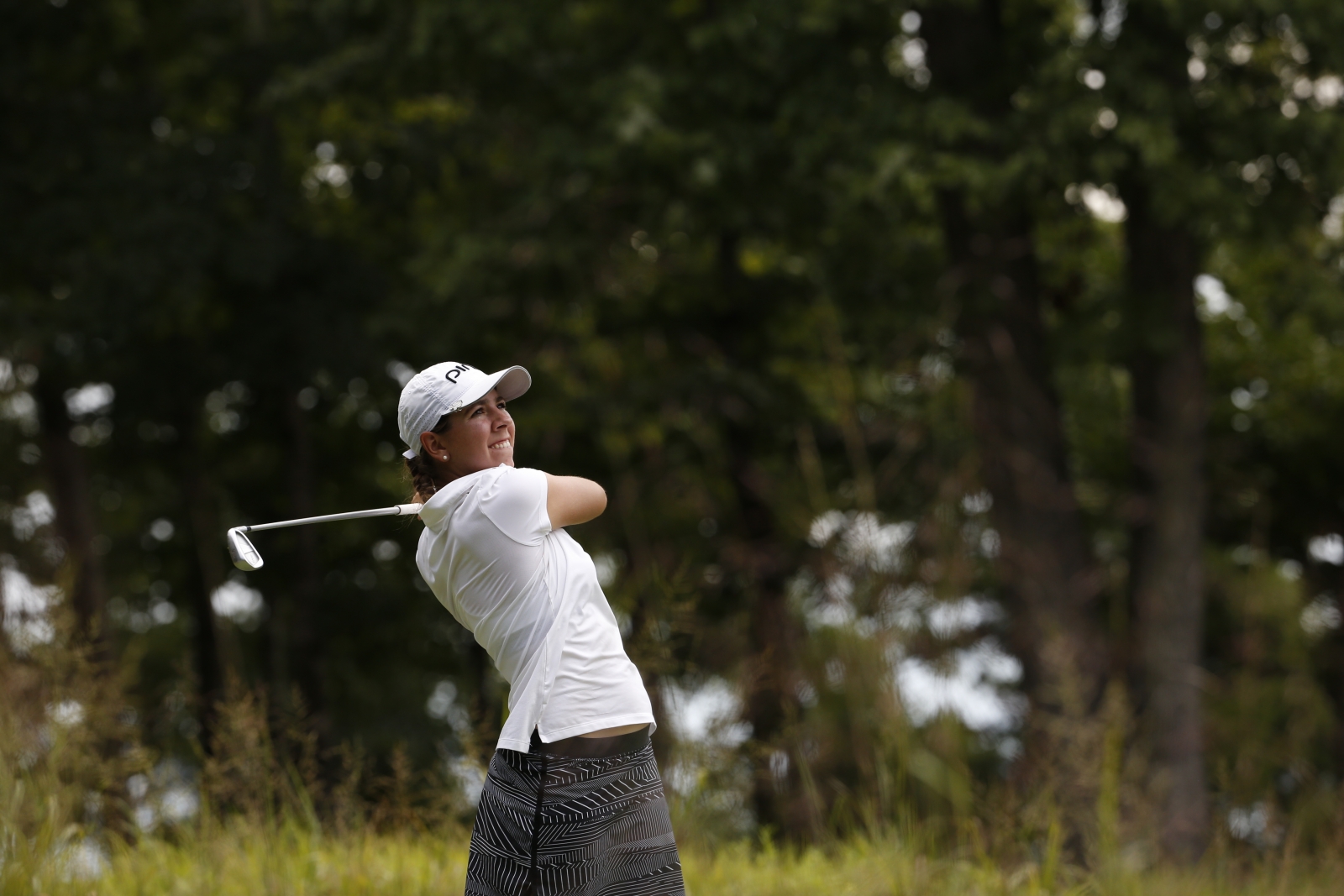 世界排第6的Kristen Gillman打敗黃亭瑄進入32強。(Copyright USGA/Steven Gibbons)