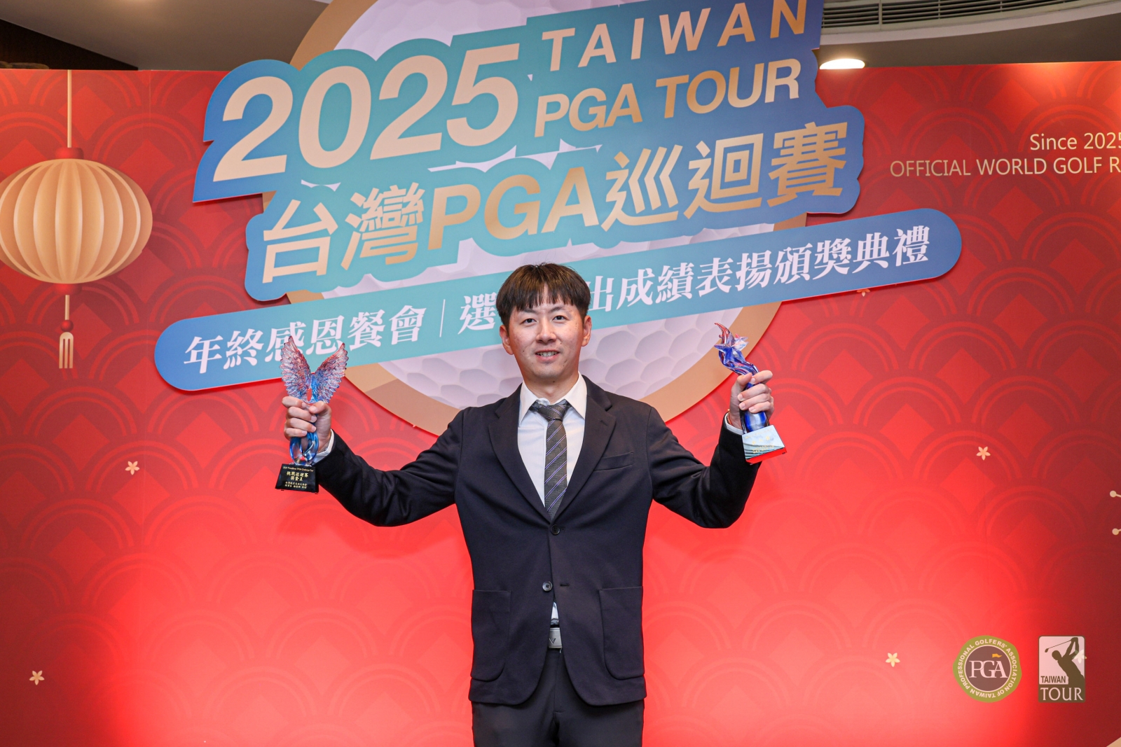 2025年ThreeBond挑戰巡迴賽獎金王及新人獎謝霆葳(TPGA_林聖凱攝影)