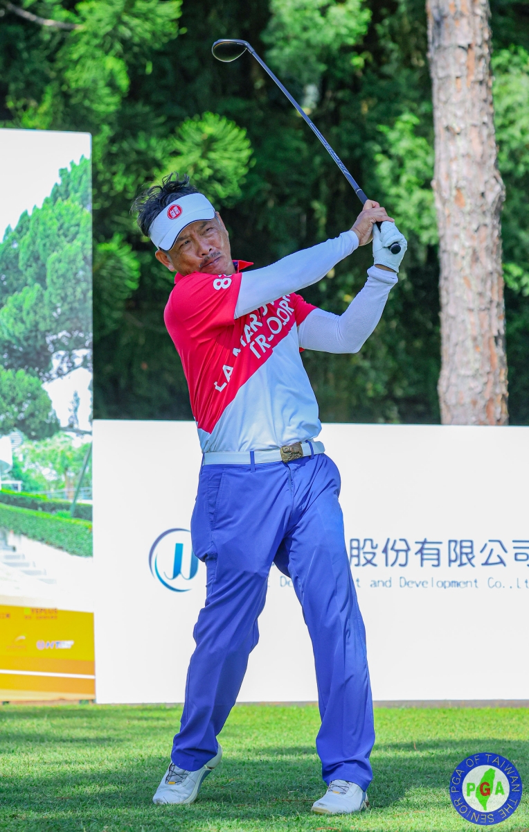 2025松柏嶺長春慈善賽第一回合 周宏男69桿(-3)暫並列第三(陳文欣攝影)