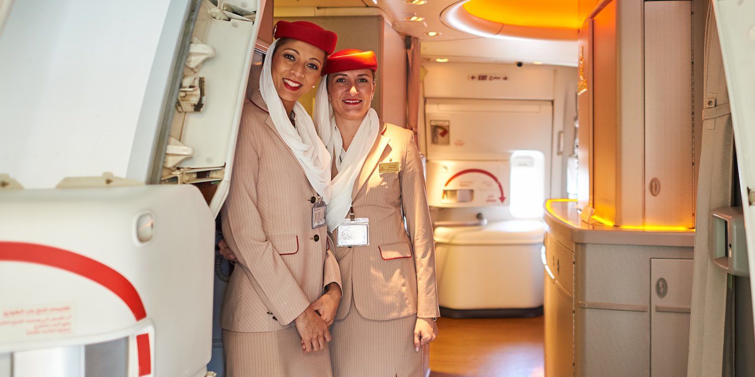 從步上異國風味濃厚，飛往杜拜的阿聯酋班機那一刻起，就提前開啟了渡假模式。