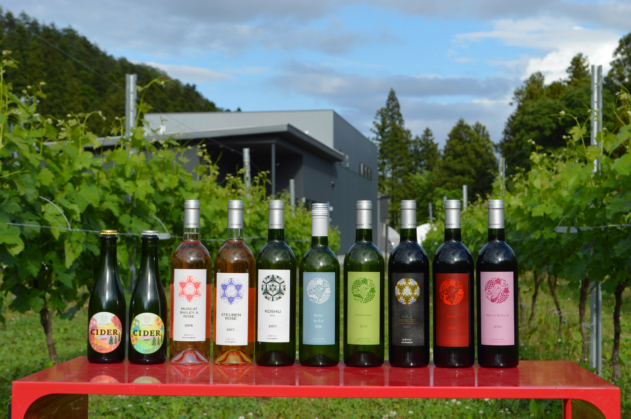 秋保葡萄酒莊產品系列。