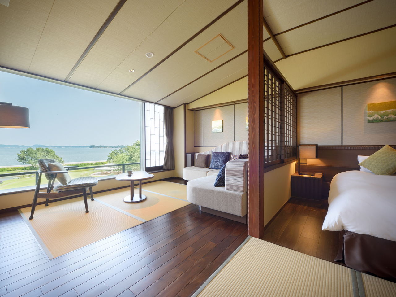 舒適的和式客房。(圖片提供 MatsushimaIchinobo)