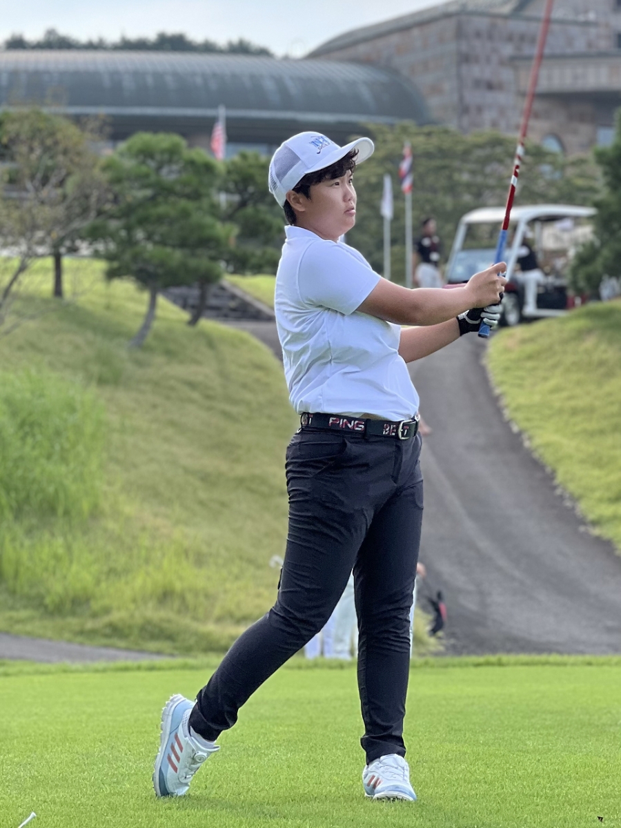 江怡頻，於世界大學聯盟盃賽事，2024 年 9 月 6 日，教練鄭誠諒 攝