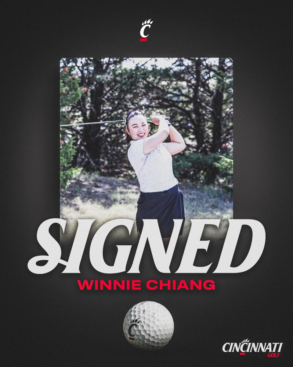 辛辛那提大學女子高爾夫校隊在今年七月間正式對外宣布與江語葳簽約。(Photo by Cincinnati Women's Golf)
