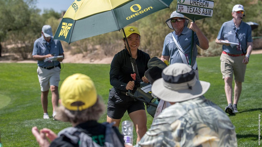 陳靜慈。(圖 / Oregon Women's Golf)