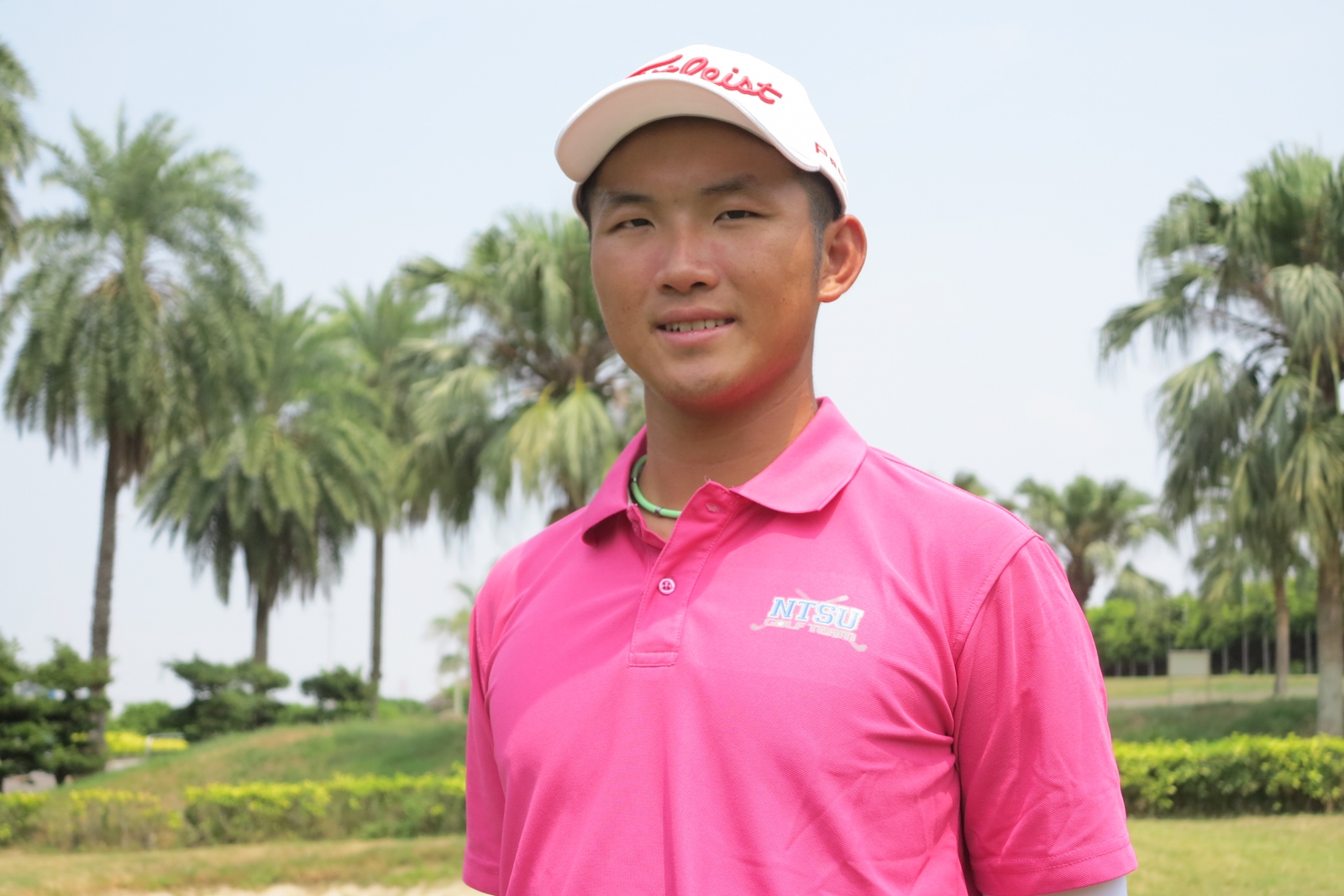 今年台灣業餘高爾夫排名第一名、同時也是2017世大運雙面銅牌得主劉永華接受Ball Fitting測試。