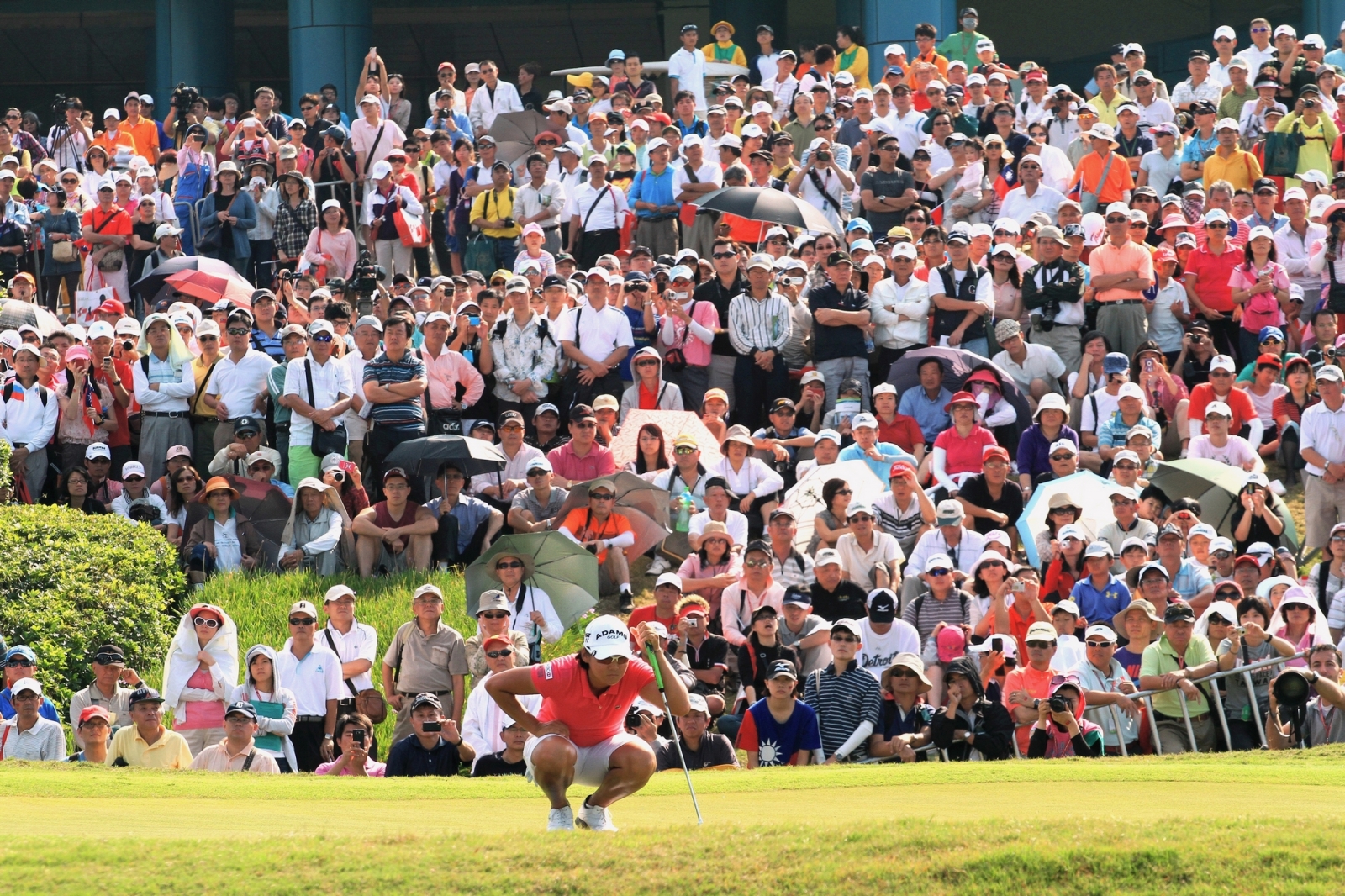2011年，首屆LPGA台灣錦標賽在揚昇球場舉行時的盛況。