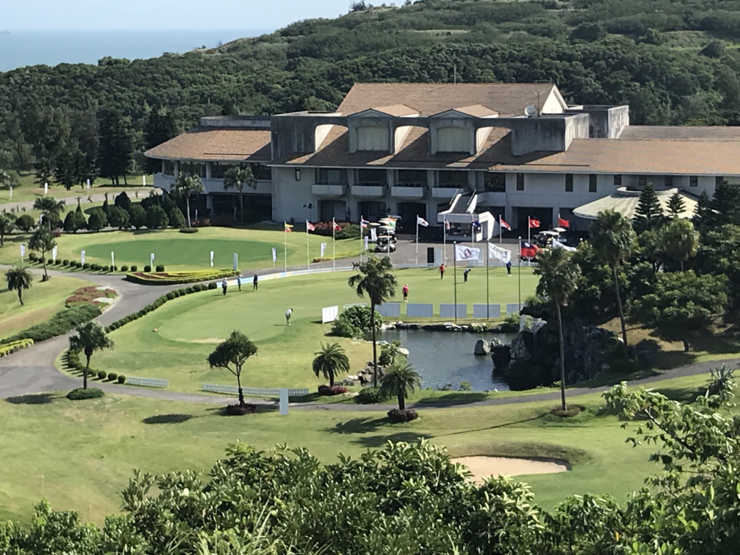 2018台灣青少年公開賽決賽日，天氣晴朗，早上的選手出發後，會館恢復了靜謐。(攝影／張歐誠)