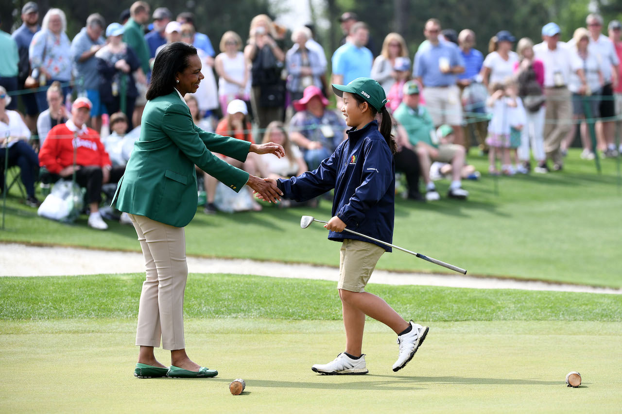 Sophia Li with Condoleezza Rice