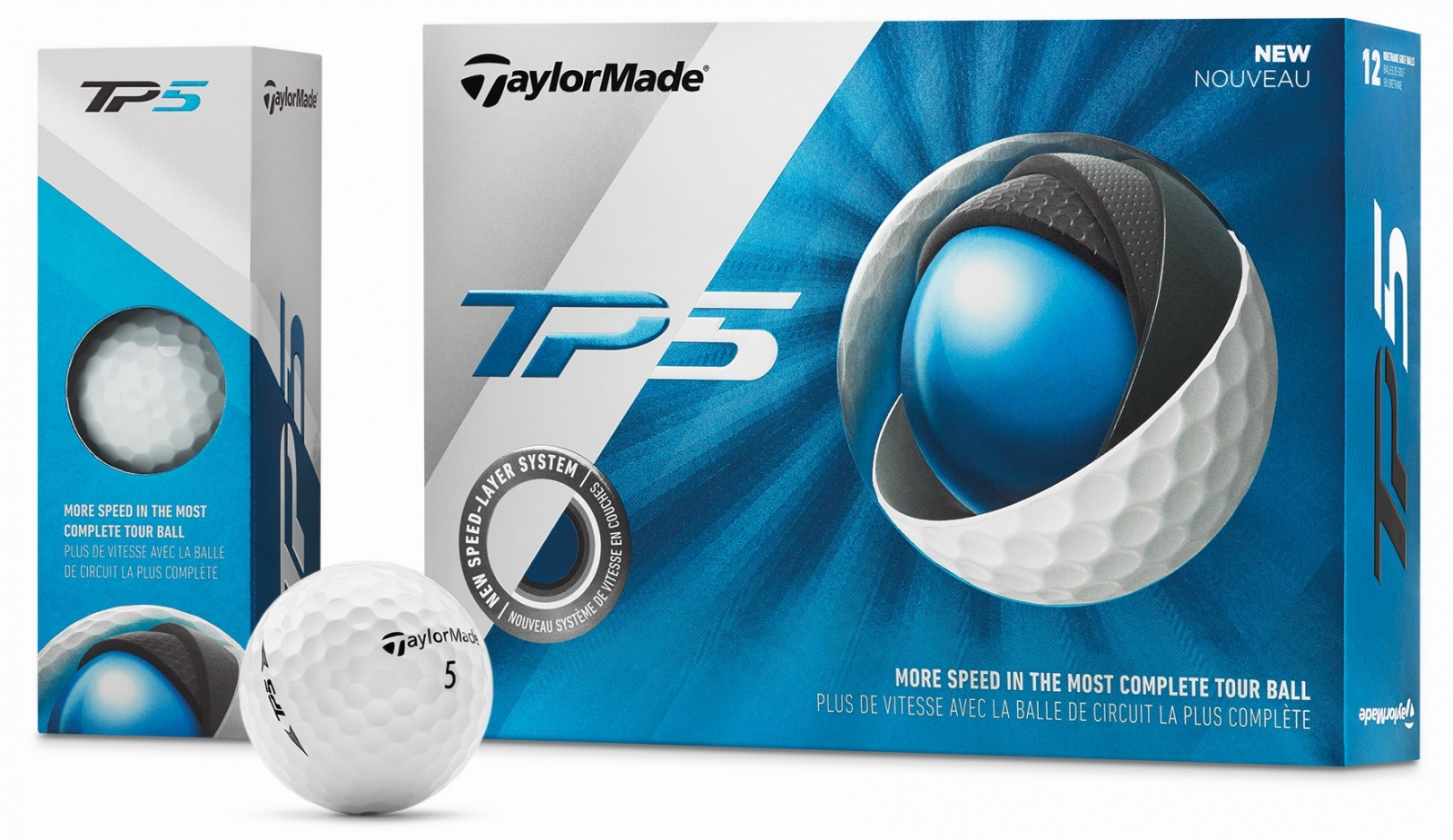 每位報名來賓可額外獲得全球高爾夫科技領導品牌TaylorMade 所提供的2019 TP5高爾夫球1條！TP5的一大亮點就是它的HFM增速系統，讓許多世界頂尖球員體驗到自己生涯前所未見的球速。這一次，你可以親身體會！