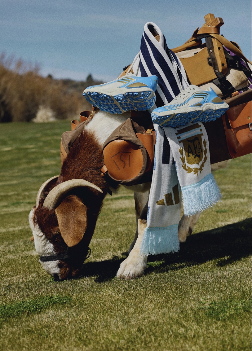 adidas Golf CODECHAOS Messi 限定版鞋款與著名的「山羊桿弟」。