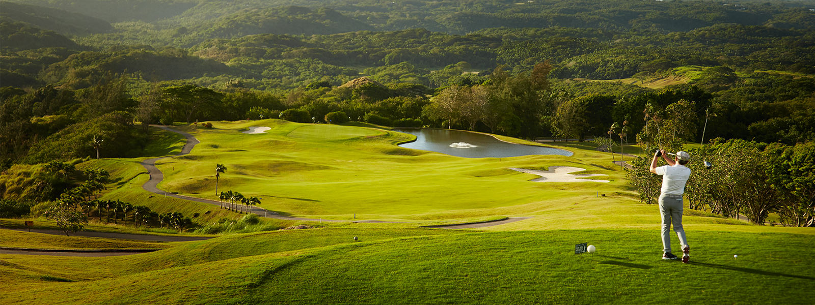 里歐皇宮鄉村俱樂部的尼克勞斯球場被Golf Digest評為關島排名第一球場。(2018.1.11)