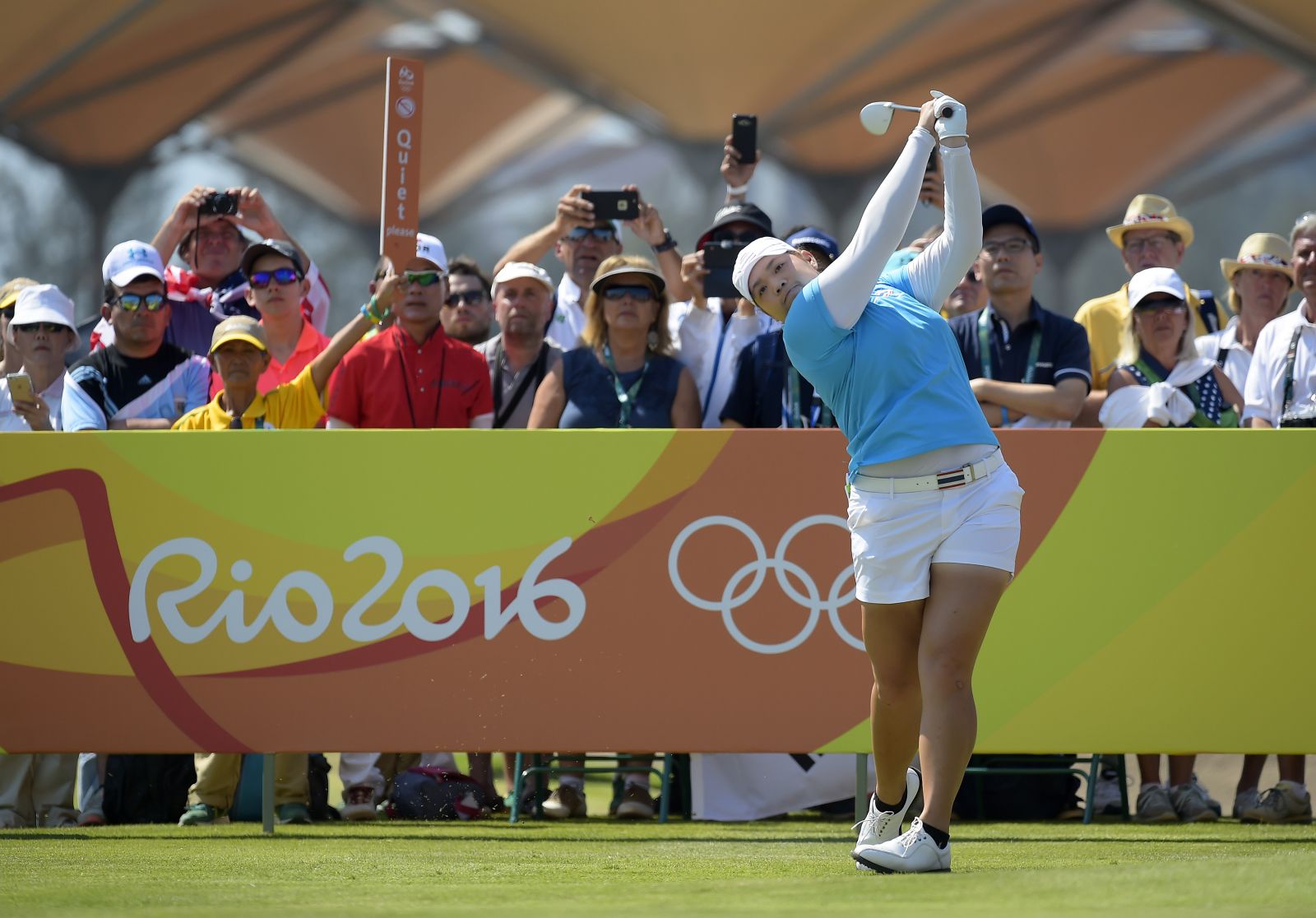 泰國選手ARIYA JUTANUGARN以65桿暫居第一。圖/IGF