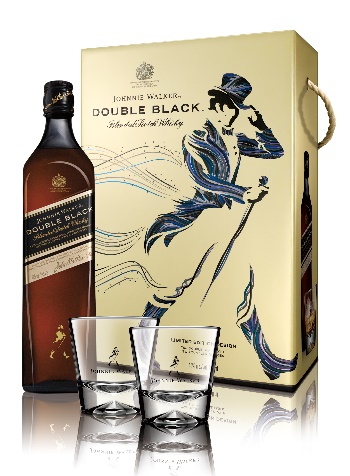 JOHNNIE WALKER 雙黑 極醇限定版 蘇格蘭威士忌禮盒 建議售價NT$835