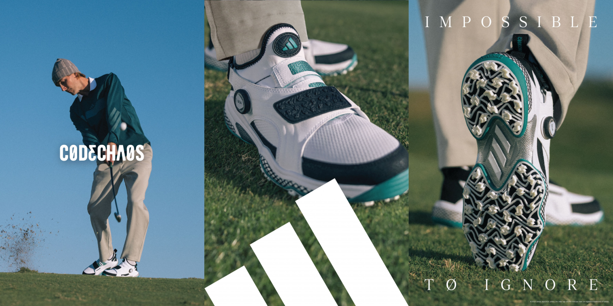 暢銷冠軍CODECHAOS系列再升級「中筒革命」-adidas Golf全新