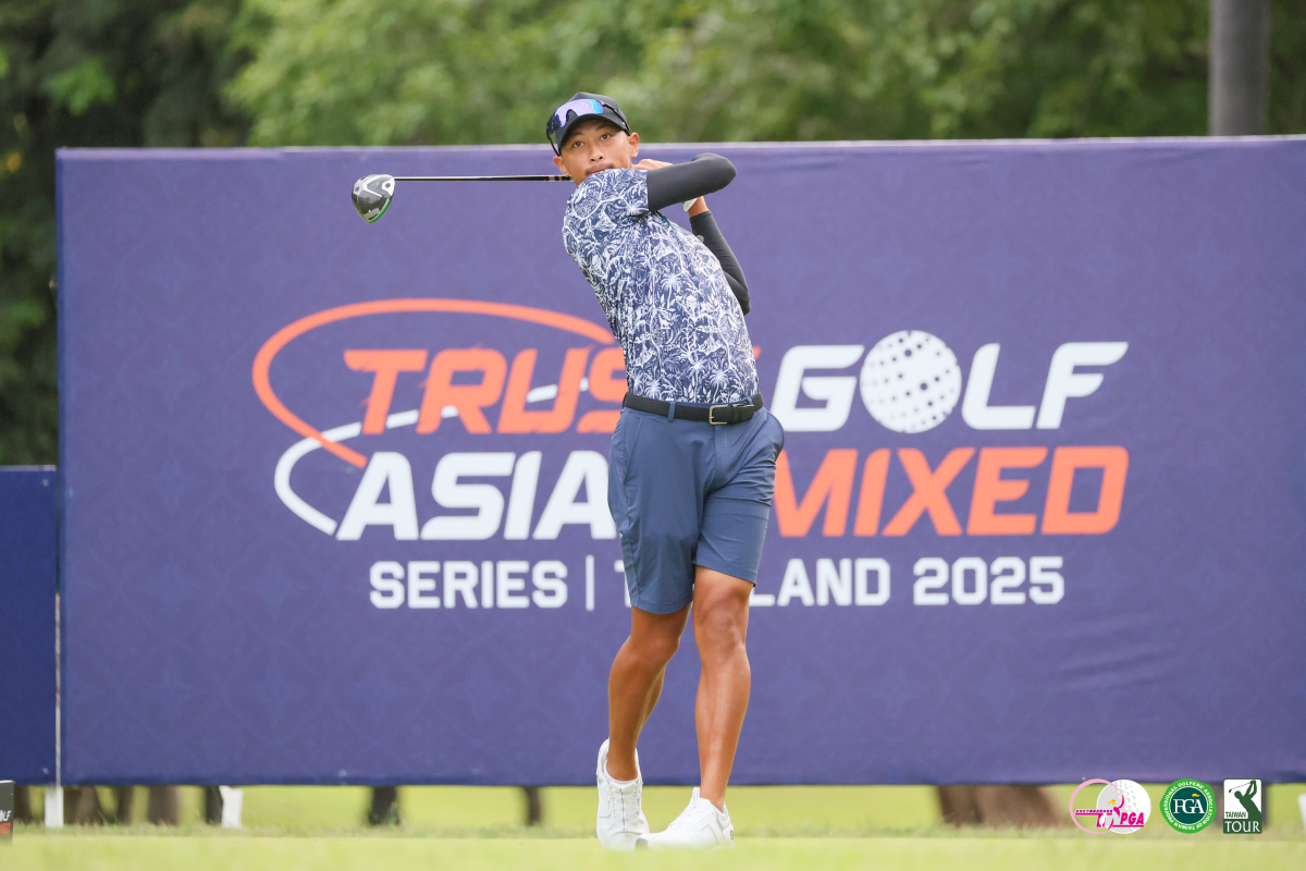 2025 Trust Golf 亞洲男女混合賽第二場第二回合：王偉軒飆62桿躍居領先